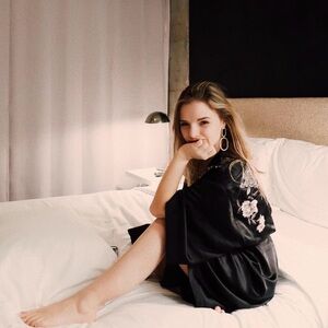 Victoria's Secret 2017 Fashion Show Limited Edition Black Satin Robe- Shanghai